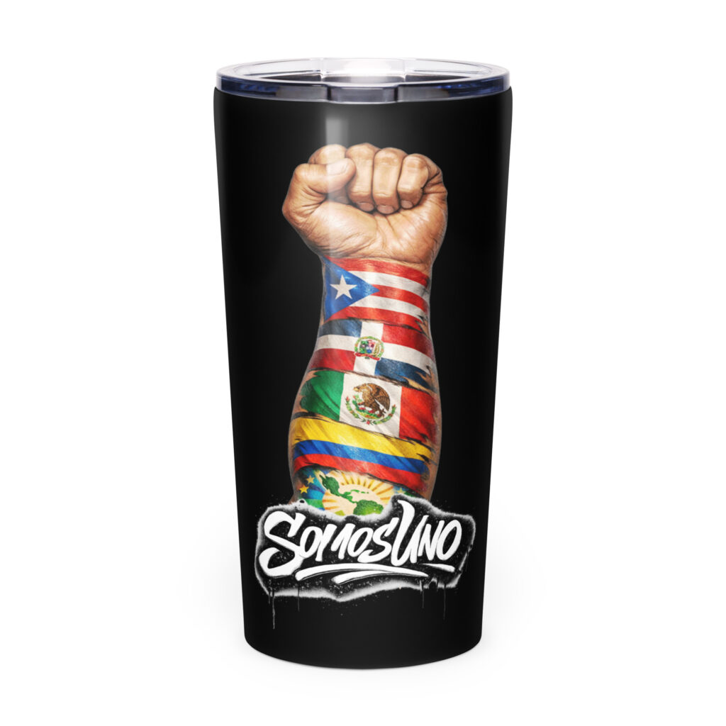 Tapered stainless steel tumbler